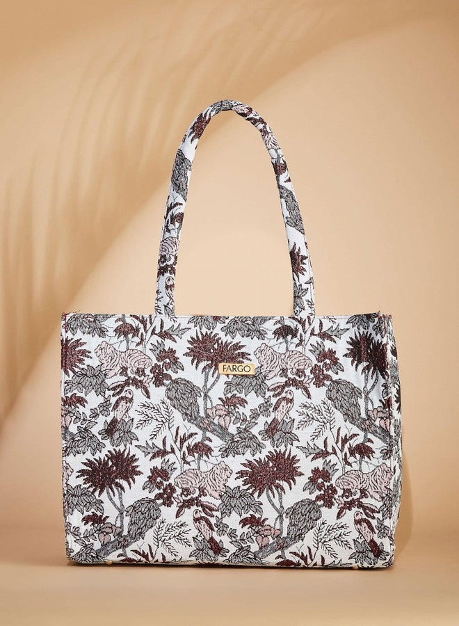 فارجو حقيبة يد نسائية أنيقة من قماش البولي يوريثان من فارجو (متعددة الألوان 1) - Image 3